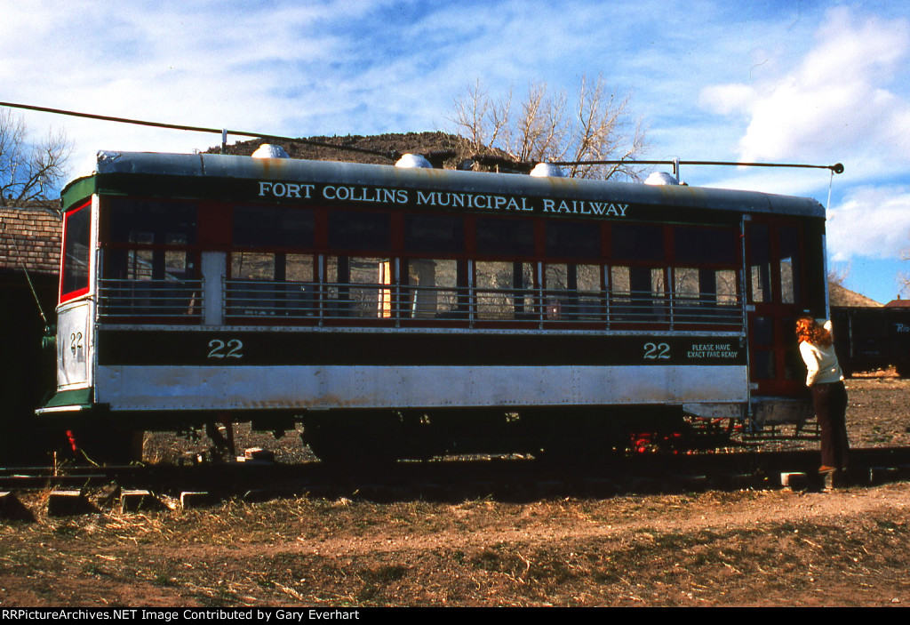 FCMR Trolley #22 - Fort Collins Municipal Rwy